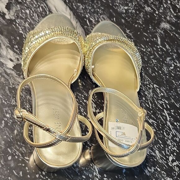 BRAND NEW NINE WEST WOMEN’S BLOCK HEEL SANDALS - Picture 3 of 16